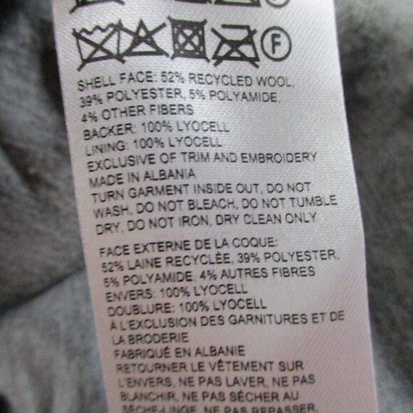 Canada Goose Kelowna Fleece Jacket Mens Medium Navy Blue Sherpa Pile NWOT Coat - Picture 9 of 13